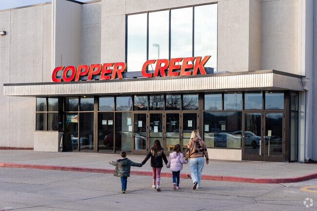The Copper Creek 9 theater is offers a fun evening for Gray's Woods residents.