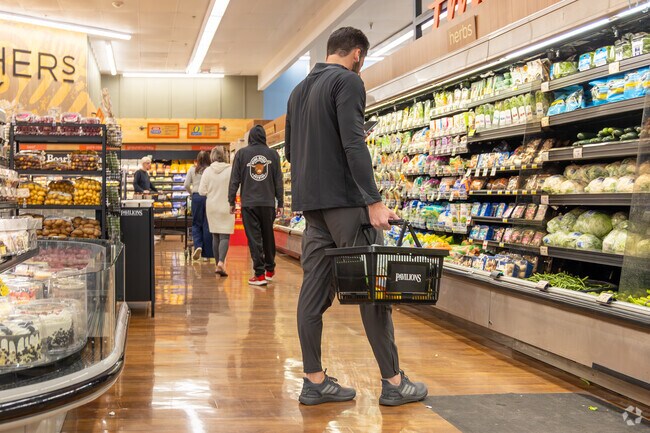 Pavilion's Grocery offers a wide selection of produce and basic household essentials.