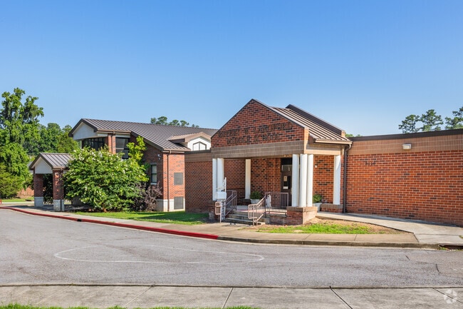 Langford Middle School in Augusta has beautiful brick classroom and office buildings.