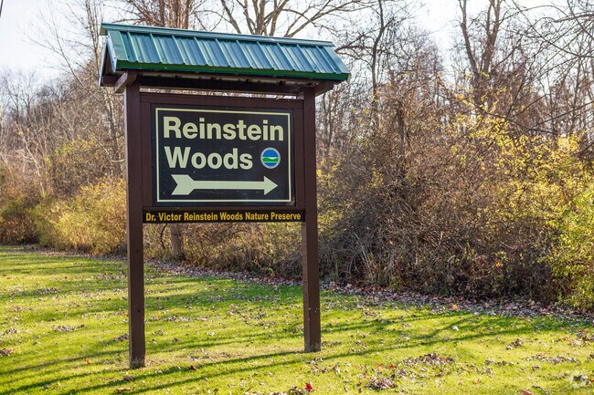 Reinstein Woods Nature Preserve is located in Bellevue and is known for its many bird species.