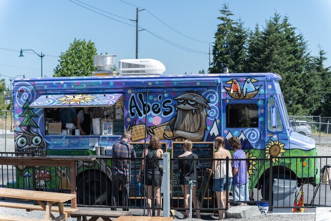Abe's Waffles is a breakfast & brunch food-truck serving waffles and espressos in Holiday Hills.