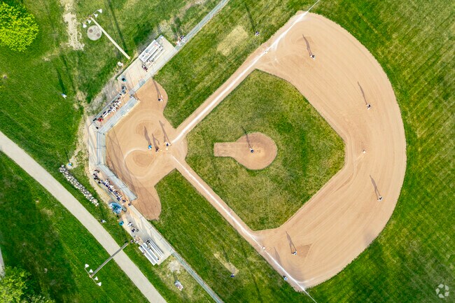 Nearby Veterans Memorial Park offers five evening-lit diamonds for Arborview resident use.