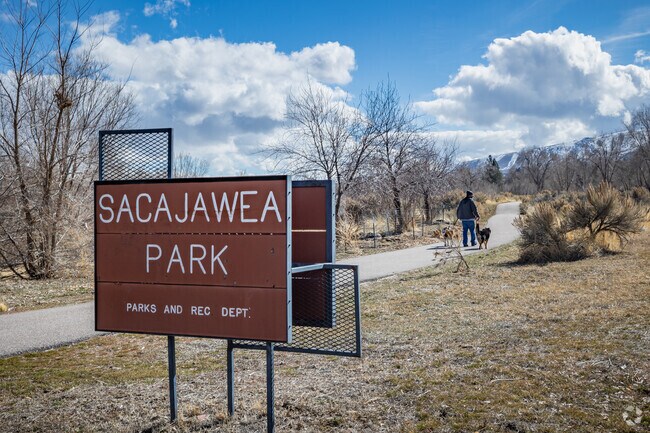 Sacajawea Park in Pocatello offers miles of paved trails in the heart of the city.