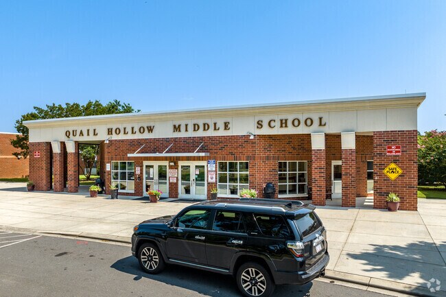 Quail Hollow Middle School prepares Ayrsley students for high school and beyond.