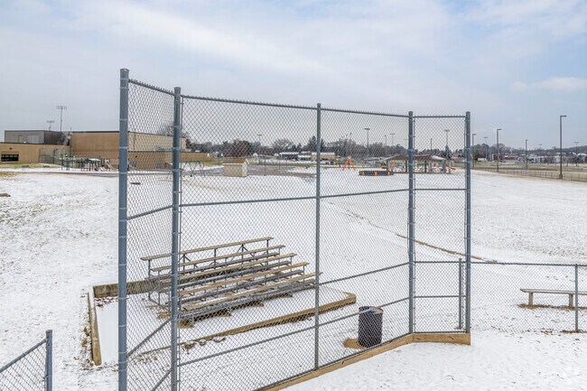 Muir Elementary School in Portage has plenty of sports facilities for students.