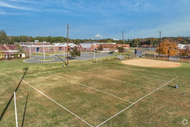 Varina Elementary School soccer field.
