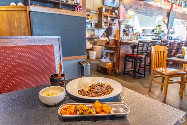 Savor the flavors at Seoul Garden Restaurant, where the Bulgogi dish delights taste buds.