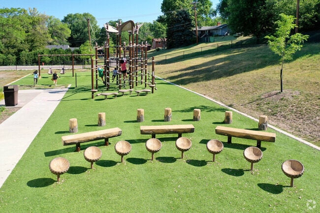 Students of North Park School for Innovation love playing on the playground during recess.