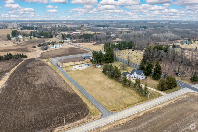 Trinity Lutheran School in West Bend, WI offers a large green space for children to play.