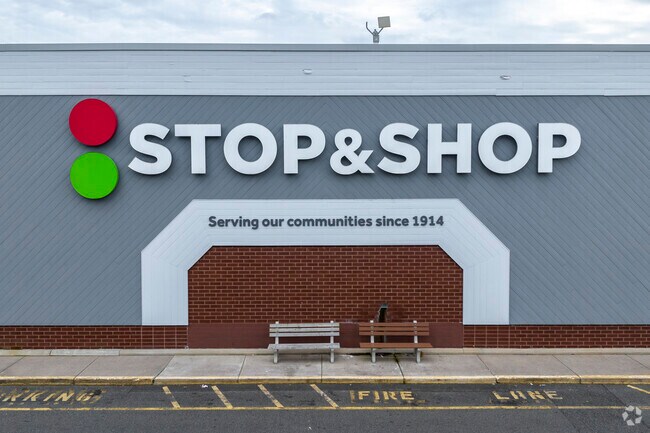 Stop & Shop is the main grocery store for the area.