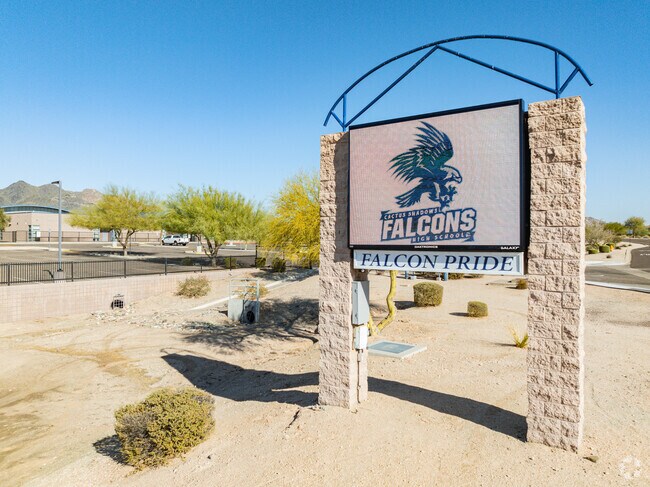 Cactus Shadows High School is a vibrant center of education.