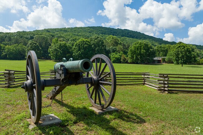 Marietta, GA is a very historic place that includes the Cannon Battlefield Low at Kennesaw Mountain Battlefield Park.