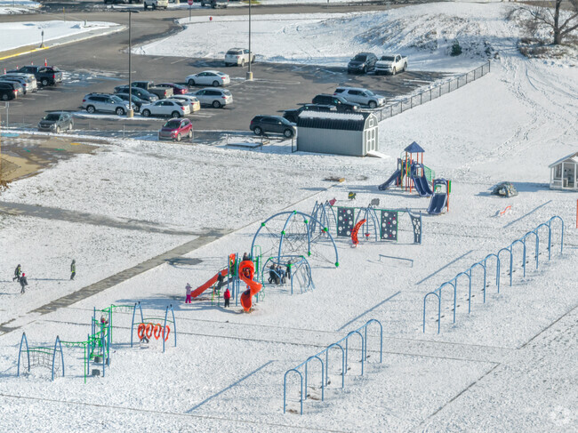 Lockwood Elementary has a large playground.