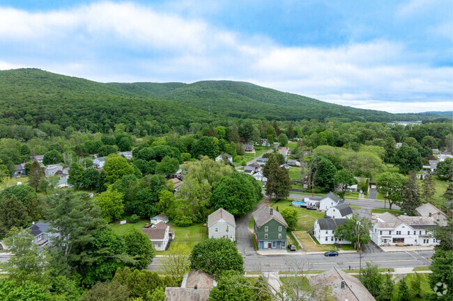 The Berkshire mountains are a mere stones throw away from the scenic and quaint town of Cheshire.