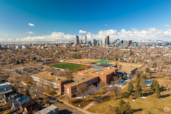 Manual High School is located in the center of Whittier for Elyria-Swansea students.