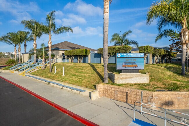 Shorecliffs Middle School is home to San Clemente's Seahawks.