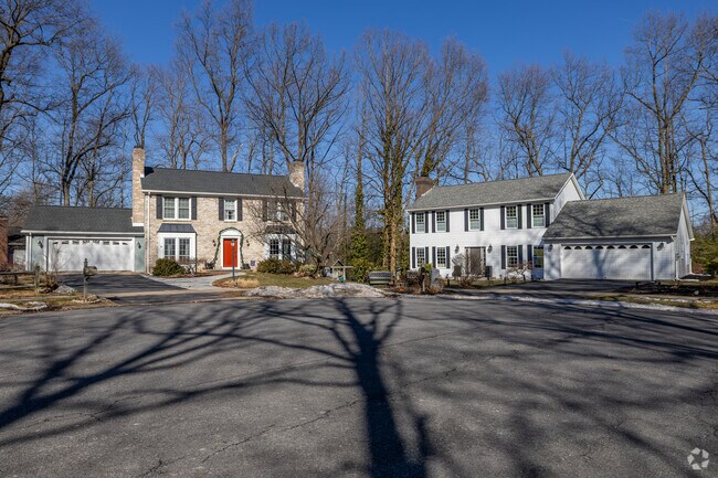 Quiet streets in Park Forest Village feature larger homes with spacious backyards and green spaces.