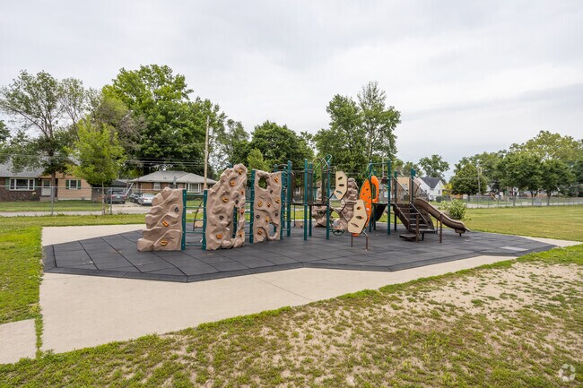 Madison Elementary's playground is one of the highlights of the Highland Park school.
