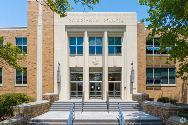 Salesianum School is a Catholic independent school for boys in the Triangle neighborhood.