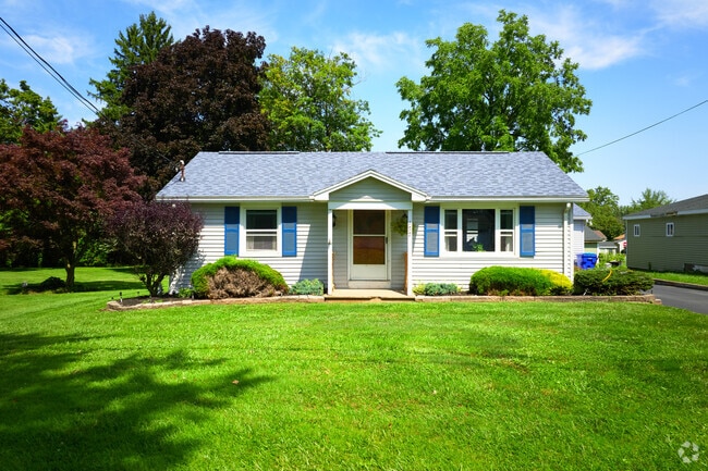 A single-story, cottage-style home on Lyman Street in Brockport.