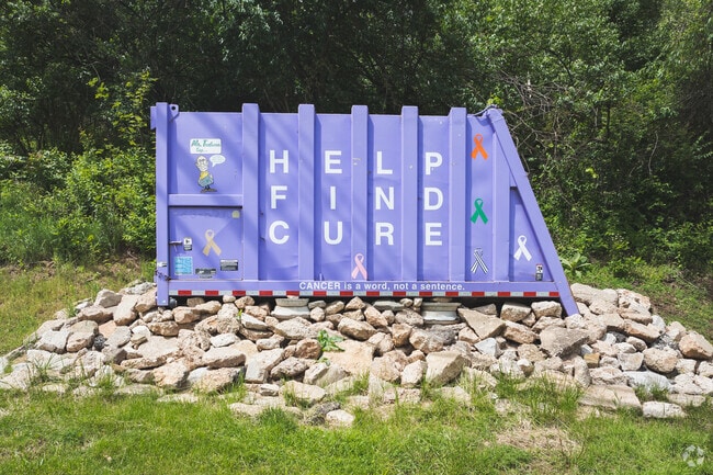 Lubeck encourages its residents to help find the cure.