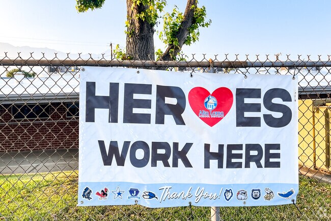 Heroes work at Carnelian Elementary of Alta Loma.