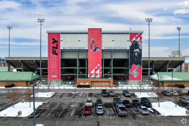 Watch a local football game in Western at Scheumann Stadium.