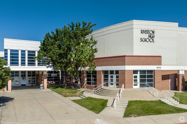 Riverton High School serves the South Jordan neighborhood.