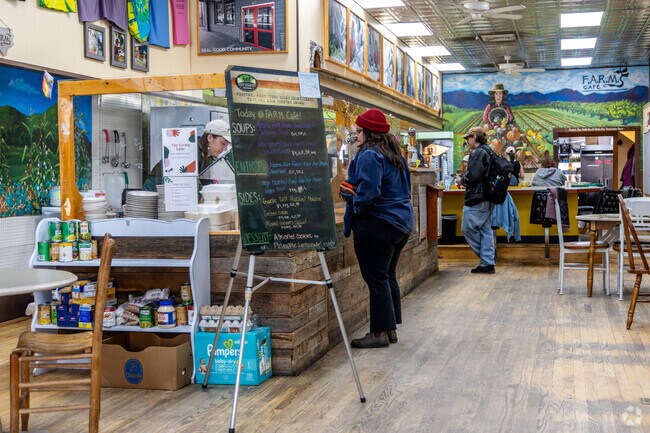 F.A.R.M. Cafe, in Downtown Boone is a community favorite, especially for their charity work.