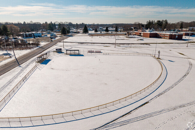 The baseball field can be seen here at Brewerton Elementary in Brewerton.