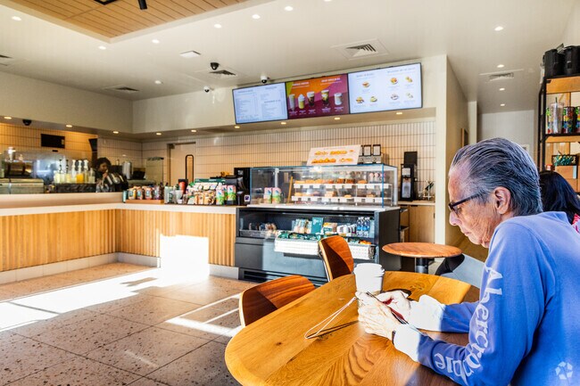 Residents of View Pointe can enjoy Starbucks.