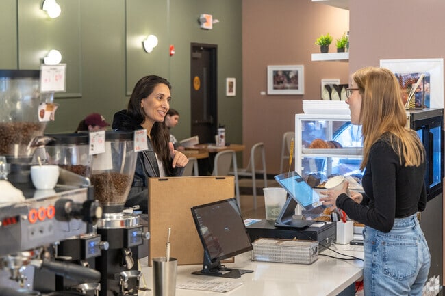 Quills Coffee in Druid Hills is a popular destination for residents.
