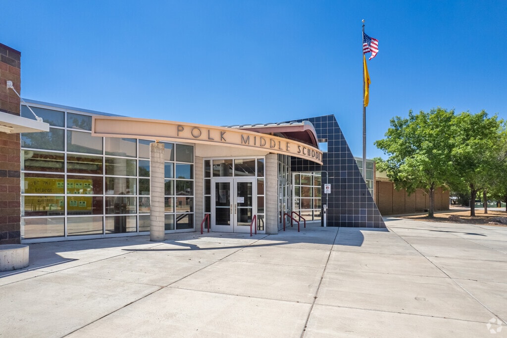 Promoting educational growth at Polk Middle School.