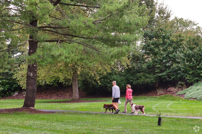 The Horsespen Run Trail winds throughout  oak Hill neighborhoods.