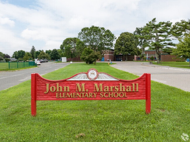 John M Marshall Elementary School is located off Gingerbread Lane in East Hampton.