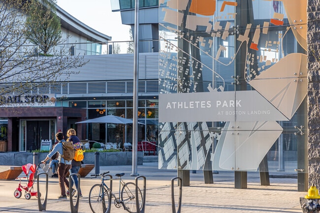 Enjoy Athletes Park by Boston Landing in Allston.