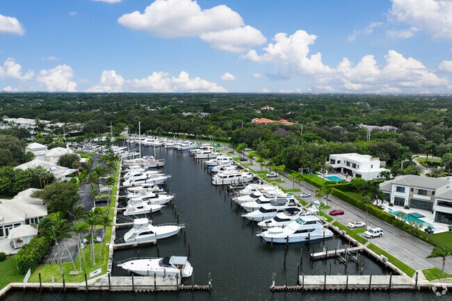 Cypress Island gated community has its own marina in the Bear's Club neighborhood.