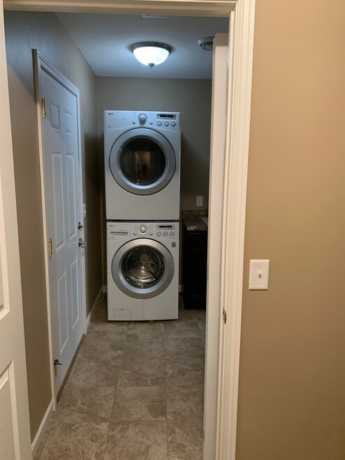 Dedicated private laundry room