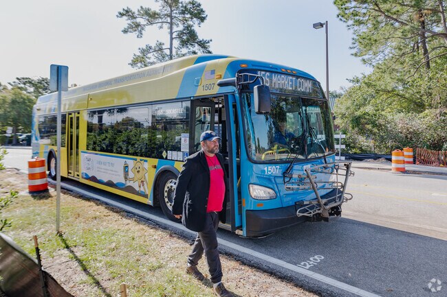 Coast RTA has bus stops for Wachesaw Plantation East residents to commute around Murrells Inlet.