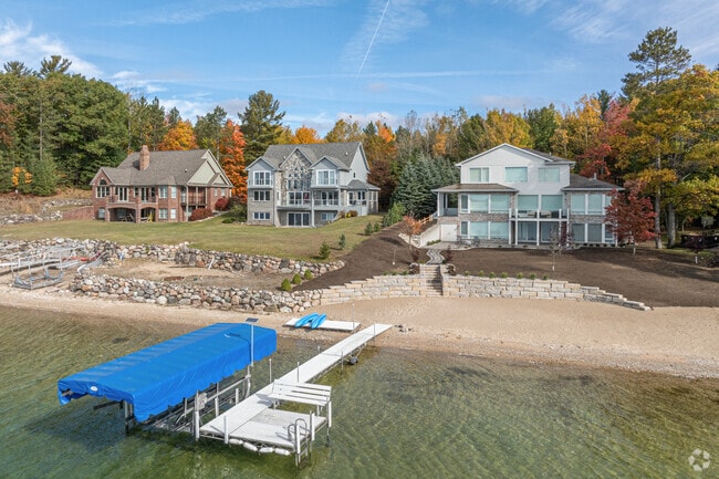 Bear Lake has some spacious lakefront homes.
