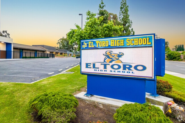The mascot for El Toro High School is the Toro, or Bull.