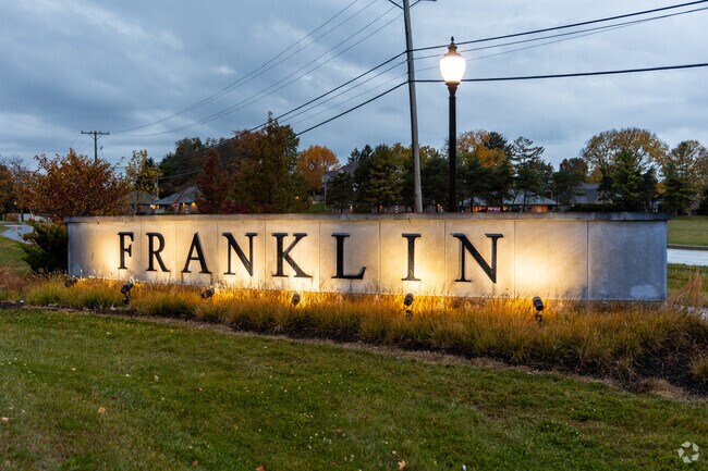 As you enter Franklin you'll get a welcoming feeling.