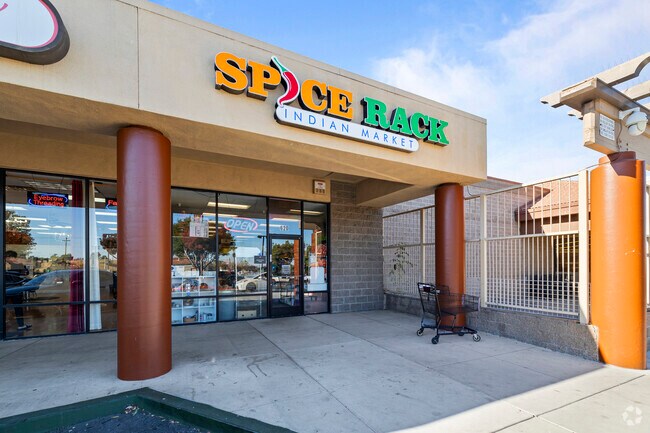 Spice Rack Indian market serves the Oak Hills neighborhood.