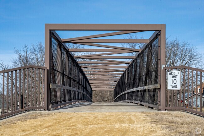 The Badger State Trail is a former rail line which connects several towns like Monticello and Belleville to Monroe.