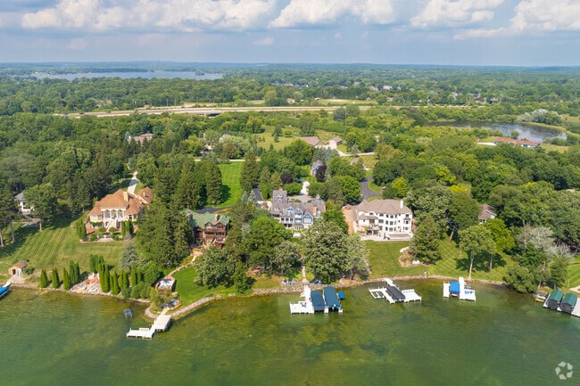 Private docks and clean waterways are major draws to Oconomowoc Lake.