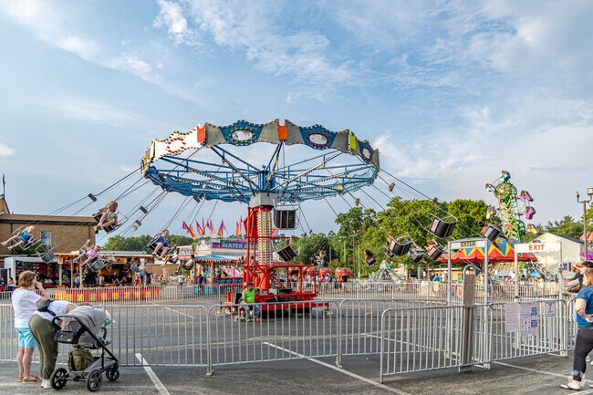 Take a swing and really feel the breeze at Saint Leo the Great Carnival near Tinton Falls.