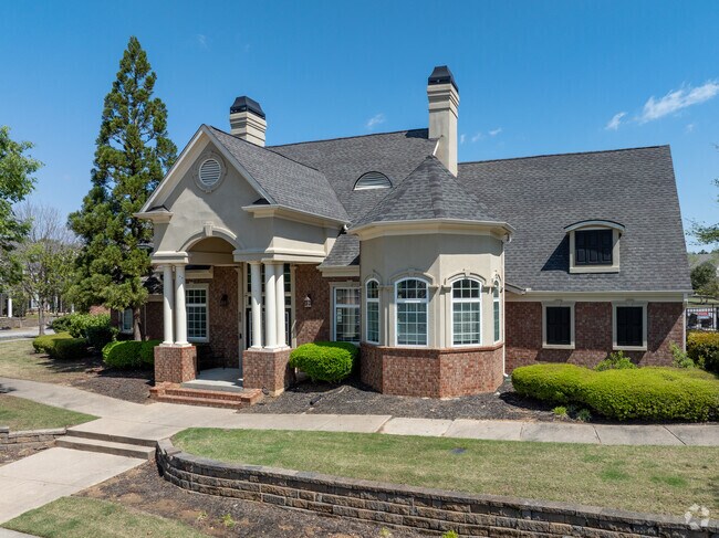 The Cascades clubhouse in the middle of the community.