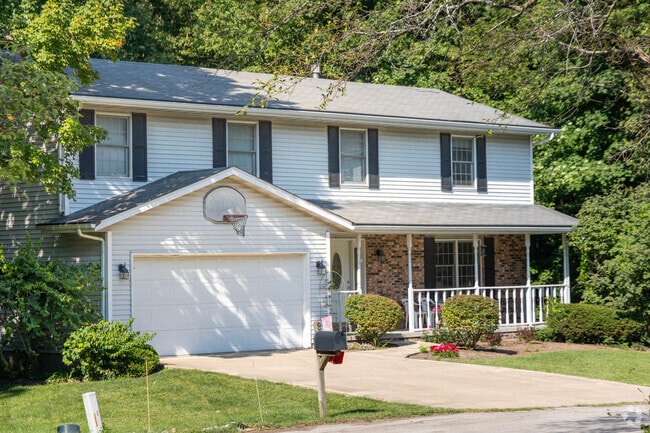 Traditional styles sit nestled amongst the trees for the established homes in Oakwoods.