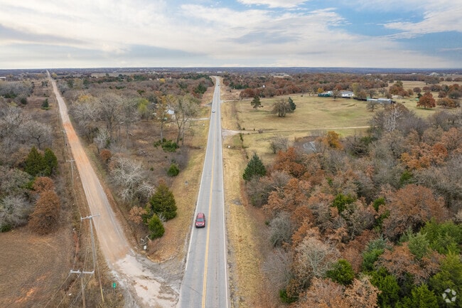 Dibble is full of county roads and many gravel back roads.