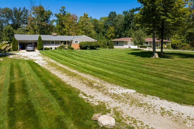 Kirtland has many ranch-style homes on large lots.